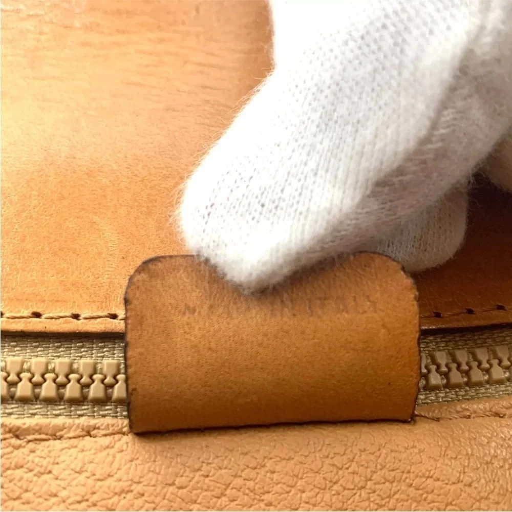 Celine Macadam Triomphe canvas and leather shoulder bag